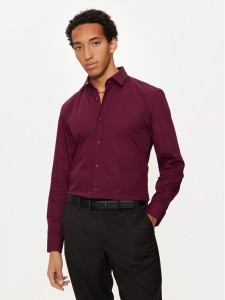 Hugo Koszula C-Jenno 50289499 Bordowy Slim Fit