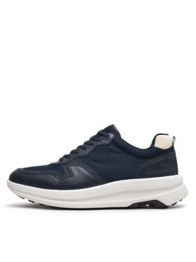 Tommy Hilfiger Sneakersy Hilfiger Mix Chunky Hybrid Shoe FM0FM04994 Granatowy