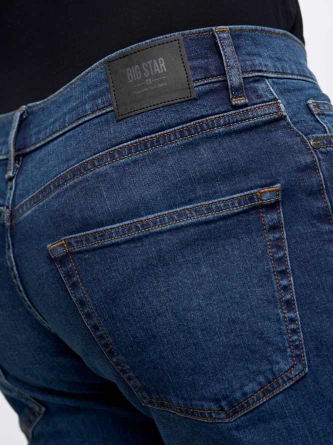 Spodnie jeans męskie dopasowane Rodrigo 450