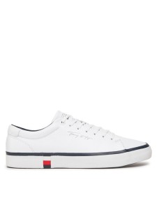 Tommy Hilfiger Sneakersy Modern Vulc Corporate Leather FM0FM04922 Biały