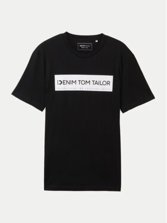 Tom Tailor Denim T-Shirt 1043491 Czarny Regular Fit