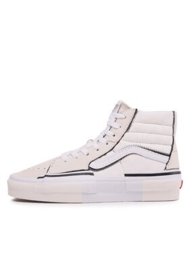 Vans Sneakersy Sk8-Hi Reconst VN0005UKQJM1 Écru