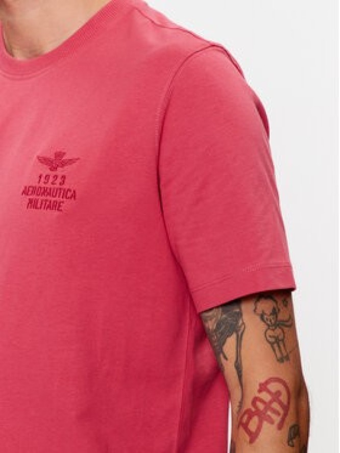 Aeronautica Militare T-Shirt 232TS2129J609 Różowy Regular Fit