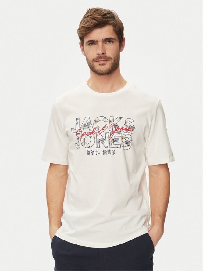 Jack&Jones T-Shirt Chill 12248072 Biały Standard Fit