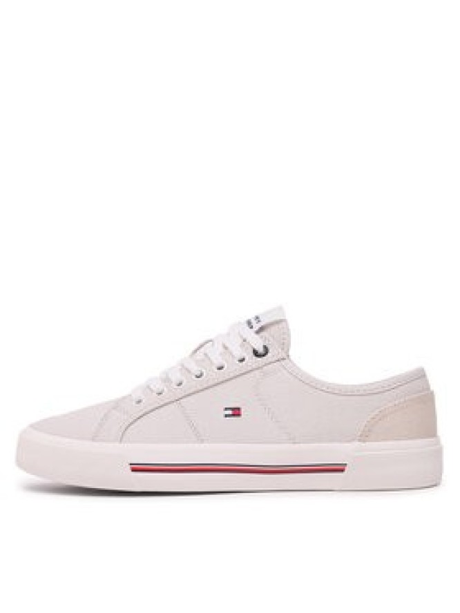 Tommy Hilfiger Tenisówki Core Corporate Vulc Canvas FM0FM04560 Szary