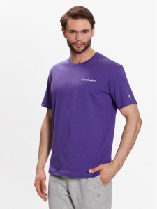 Champion T-Shirt 218928 Fioletowy Regular Fit