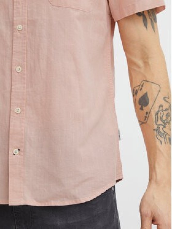 Blend Koszula 20715458 Różowy Regular Fit