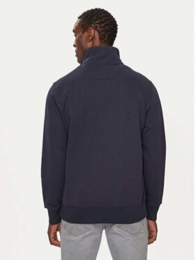 Gant Bluza Reg Shield Half Zip Sweat 2008005 Granatowy Regular Fit