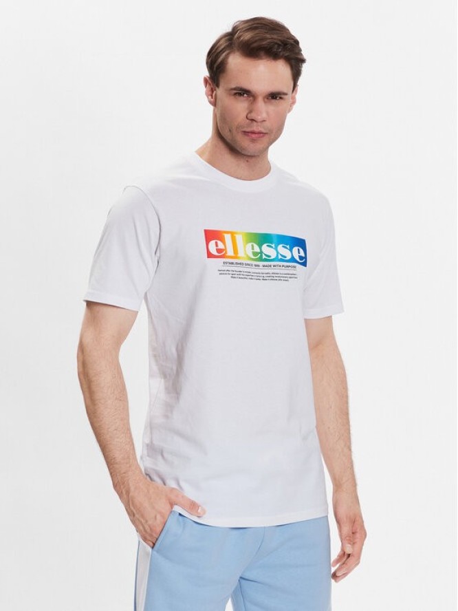 Ellesse T-Shirt Allegrio SHR17634 Biały Regular Fit