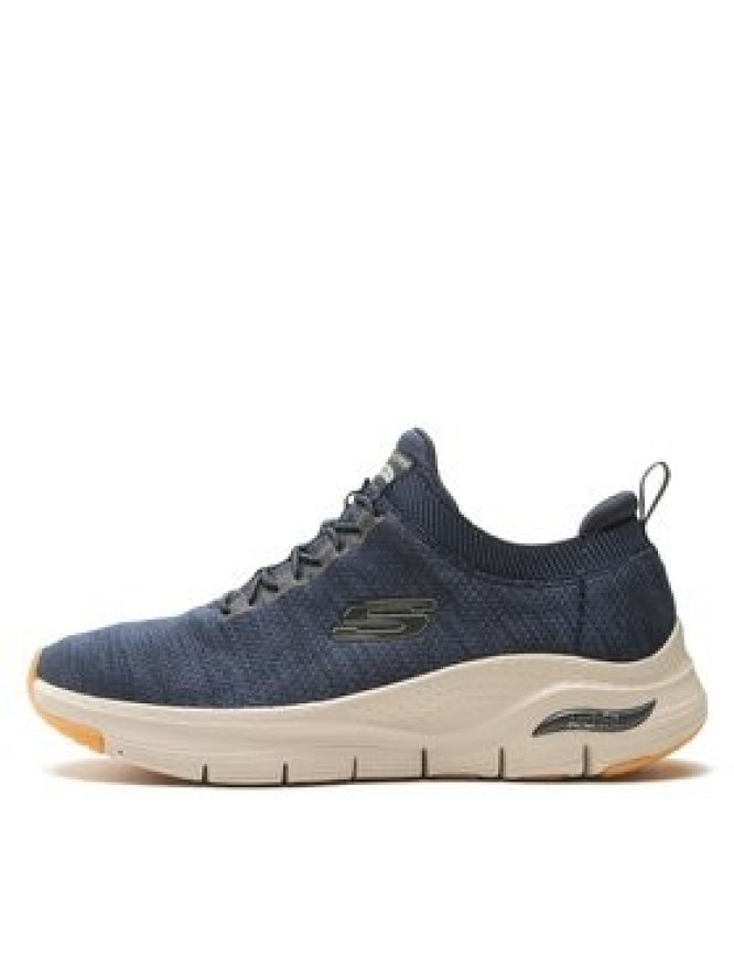 Skechers Sneakersy Waveport 232301/NVY Granatowy