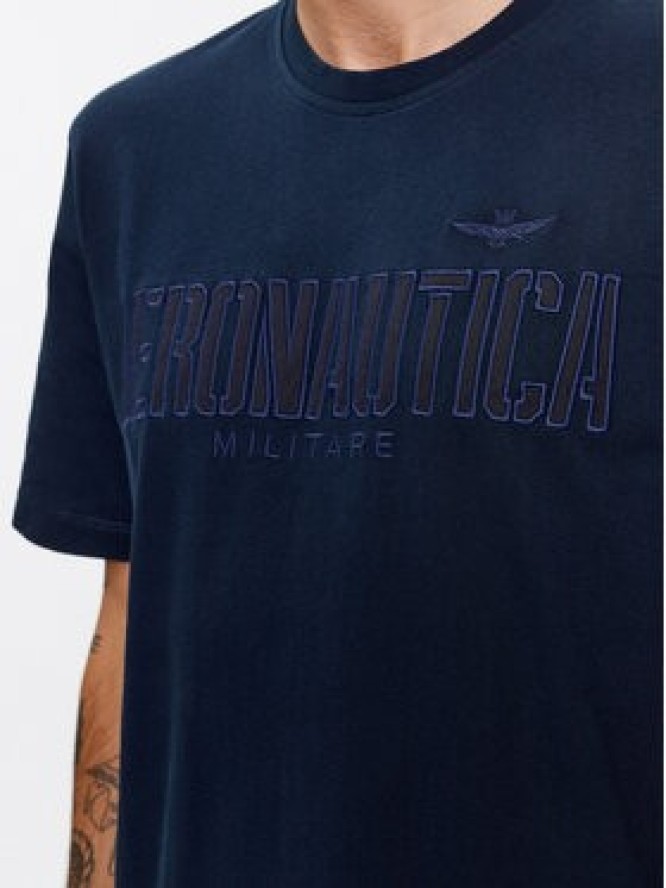 Aeronautica Militare T-Shirt 232TS2130J584 Granatowy Comfort Fit