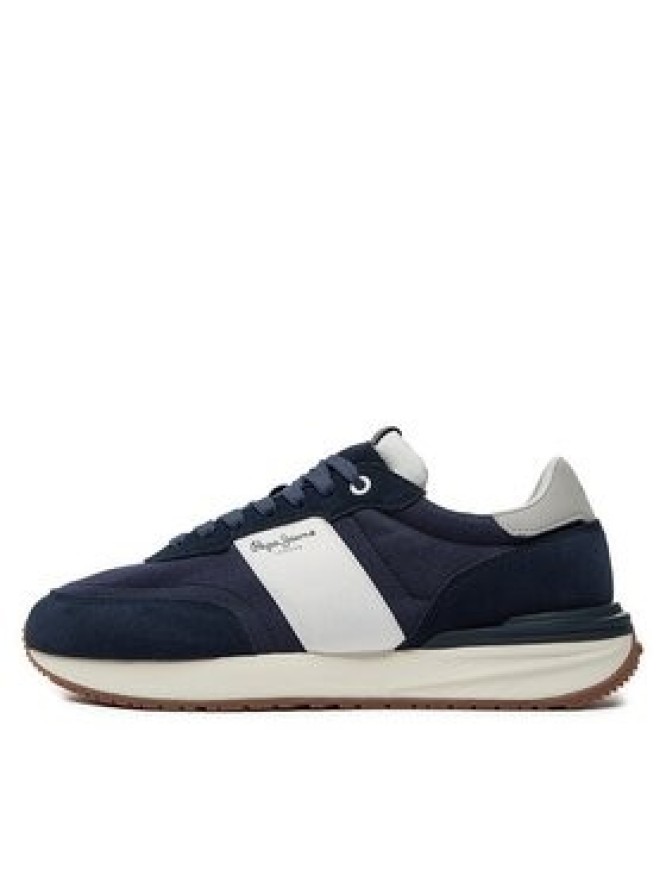 Pepe Jeans Sneakersy Buster Tape PMS60006 Granatowy