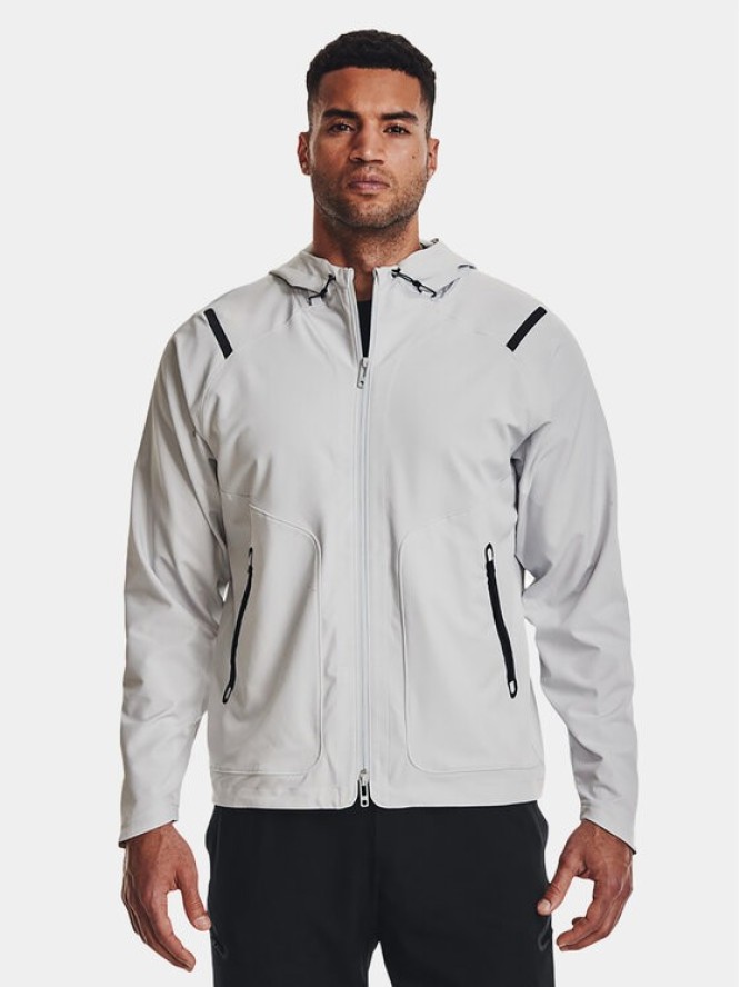 Under Armour Kurtka przejściowa Ua Unstoppable Jacket 1370494-014 Szary Loose Fit