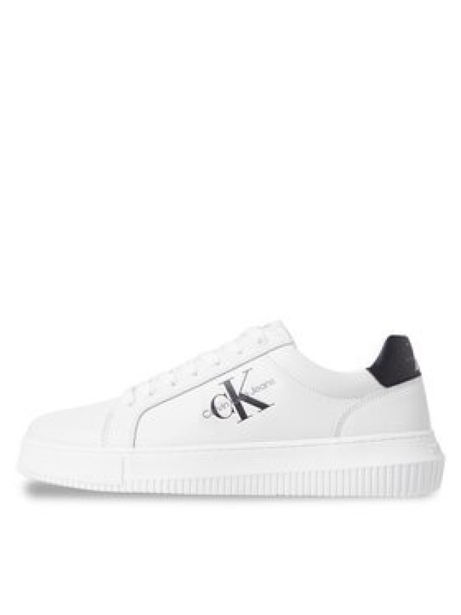 Calvin Klein Jeans Sneakersy Chunky Cupsole Monologo YM0YM00681 Biały