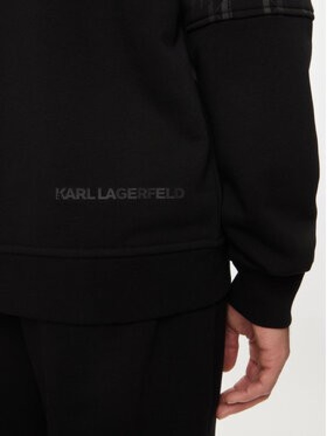 KARL LAGERFELD Bluza 705017 542900 Czarny Regular Fit