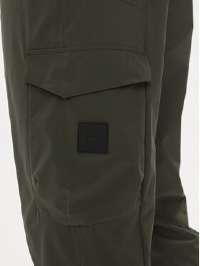 Boss Spodnie materiałowe T_Urbanex-CargoLight 50508339 Zielony Tapered Fit