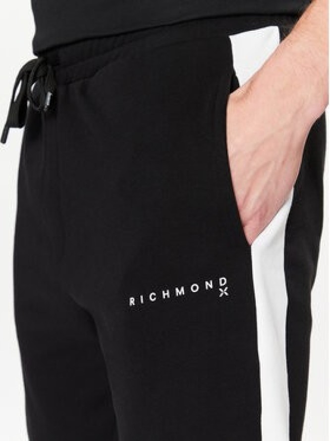 John Richmond Spodnie dresowe UMP23032PA Czarny Regular Fit