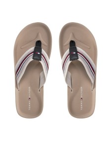 Tommy Hilfiger Japonki Comfort Hilfiger Beach Sandal FM0FM04910 Beżowy