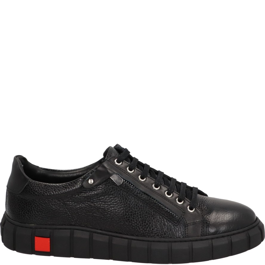 SNEAKERSY MĘSKIE 6771F LEAT BLACK