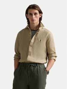 Polo Ralph Lauren Koszula 710968915003 Beżowy Slim Fit