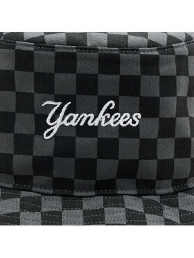 47 Brand Czapka z daszkiem MLB New York Yankees Check Up Script 47 BUCKET B-CHKBK17GWF-CC Szary