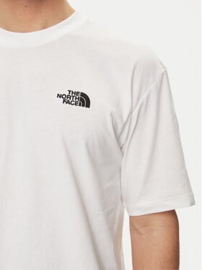 The North Face T-Shirt Simple Dome NF0A87NR Biały Oversize