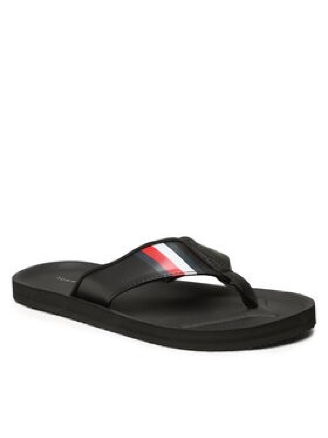 Tommy Hilfiger Japonki Comfortable Padded Beach Sandal FM0FM04473 Czarny