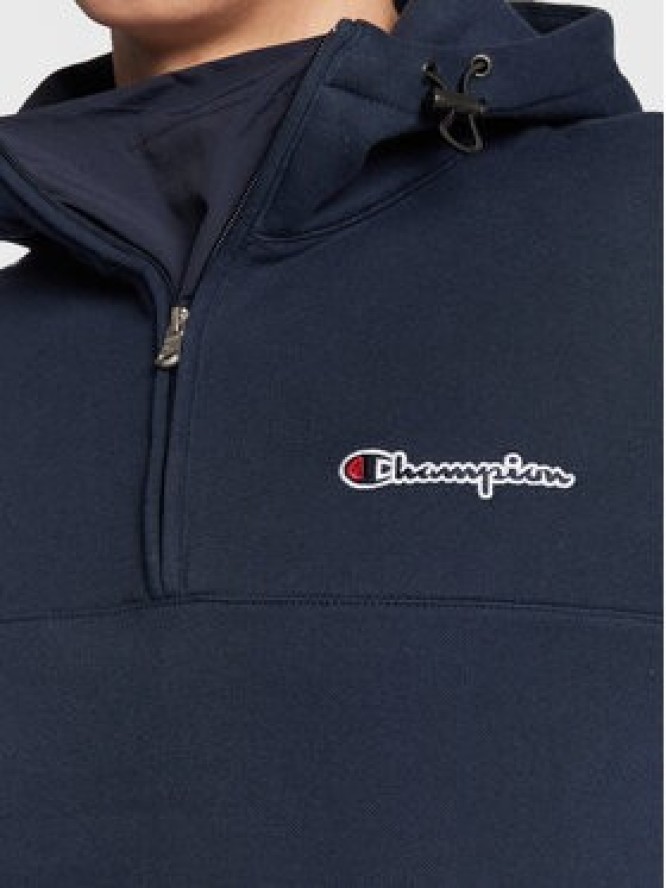 Champion Bluza Half-Zip Heavy 217866 Granatowy Regular Fit