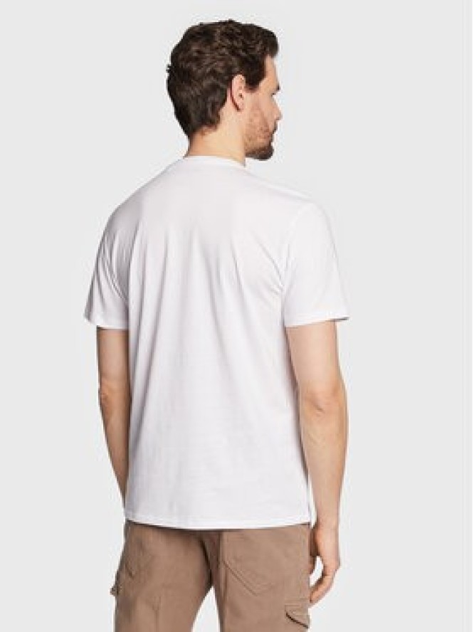 Guess T-Shirt Abstract Logo M3GI57 K9RM1 Biały Slim Fit