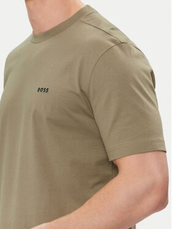 Boss T-Shirt 50506373 Khaki Regular Fit