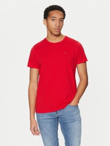 Tommy Jeans T-Shirt DM0DM04411 Czerwony Regular Fit