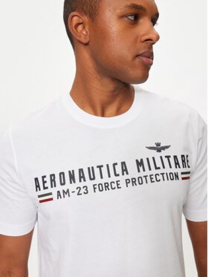 Aeronautica Militare T-Shirt 242TS1942J538 Biały Regular Fit