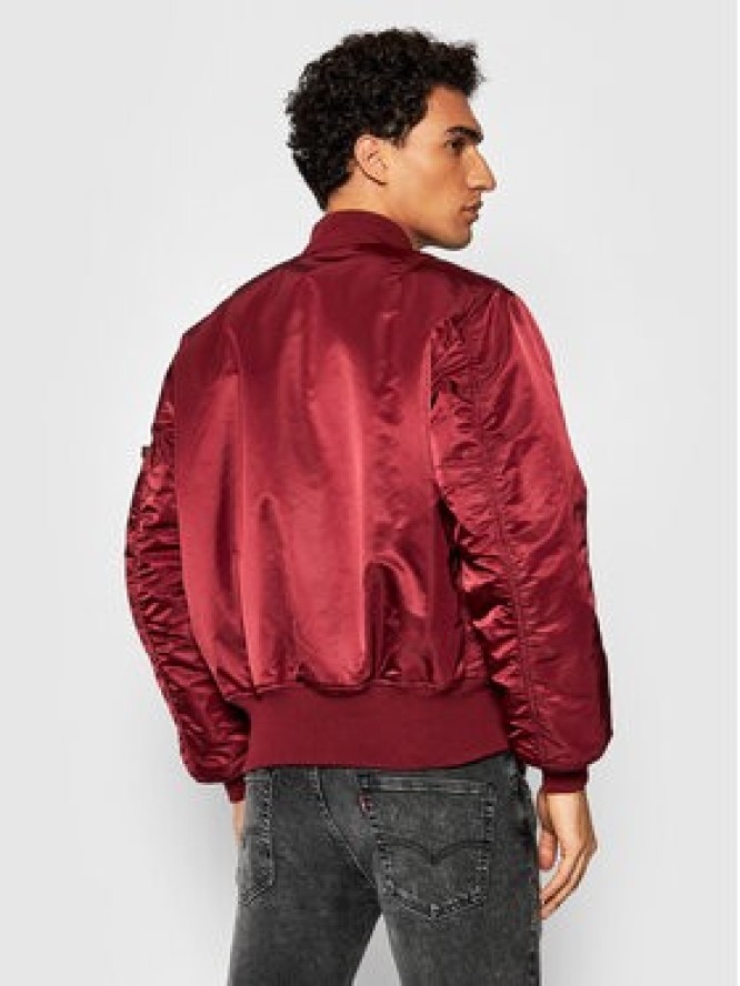 Alpha Industries Kurtka bomber Ma-1 100101 Bordowy Regular Fit