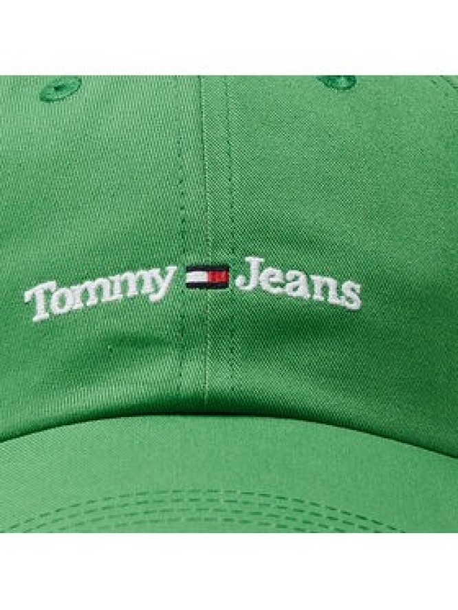 Tommy Jeans Czapka z daszkiem Sport AM0AM09575 Zielony