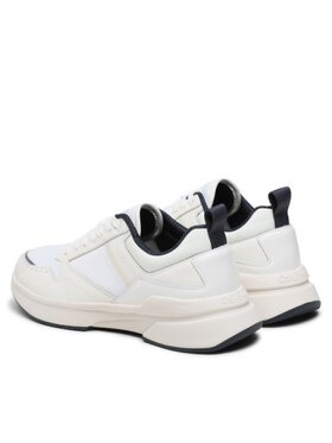 Calvin Klein Sneakersy Low Top Lace Up Mix HM0HM01044 Biały