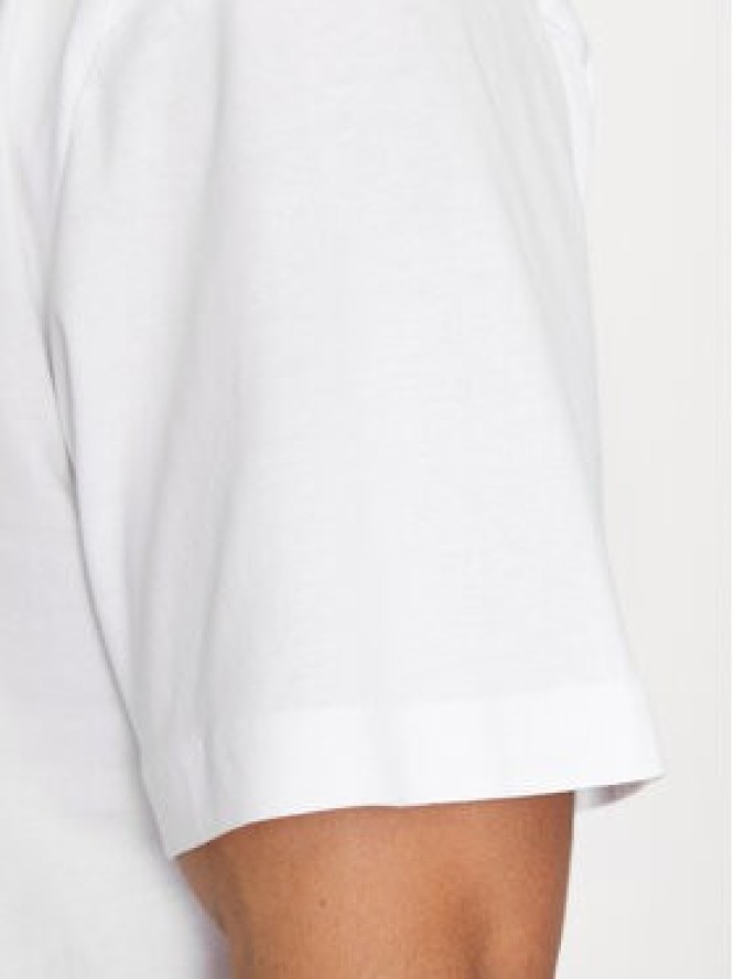 Versace Jeans Couture T-Shirt 75GAHT05 Biały Regular Fit