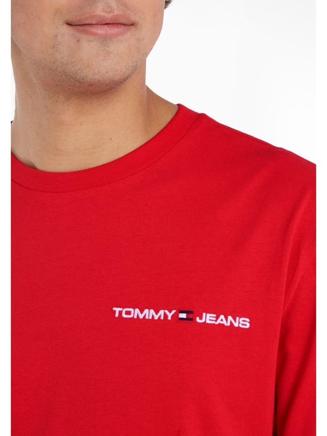 TOMMY JEANS Koszulka w kolorze czerwonym rozmiar: M