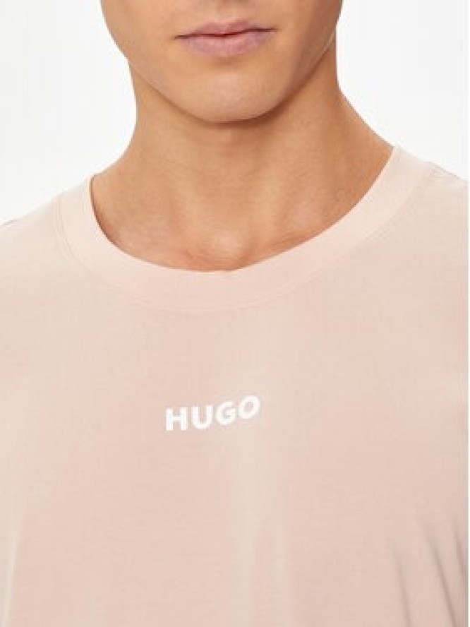 Hugo T-Shirt Linked 50518646 Różowy Relaxed Fit