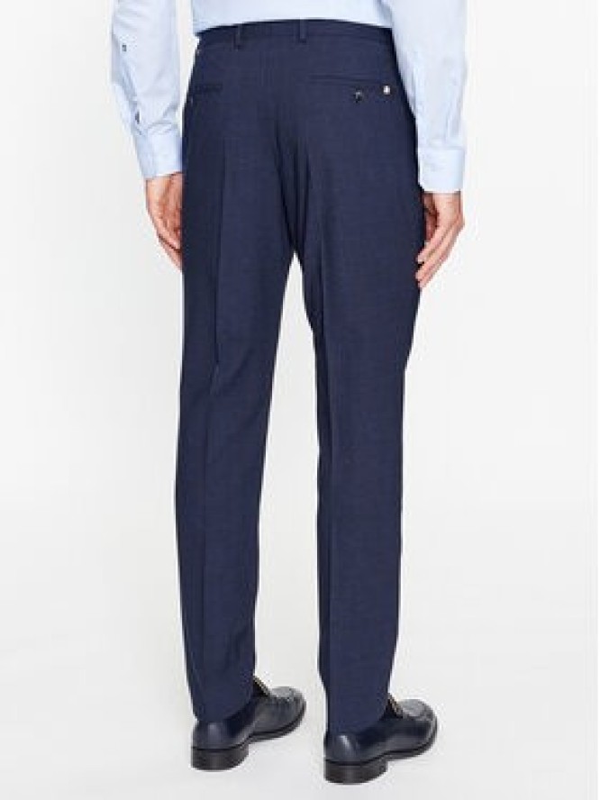 Boss Spodnie materiałowe 50502469 Granatowy Slim Fit