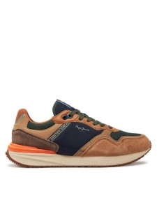 Pepe Jeans Sneakersy Buster Pro M PMS60027 Brązowy