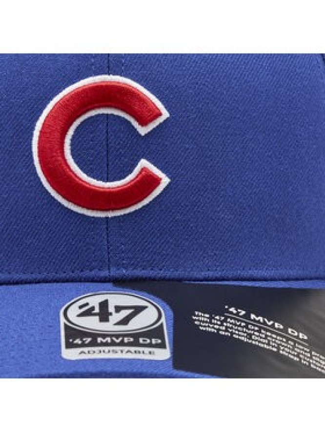 47 Brand Czapka z daszkiem Low Profile Cap - ZONE Chicago Cubs CLZOE05WBP Niebieski