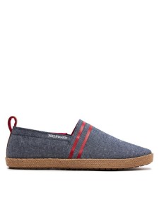 Tommy Hilfiger Espadryle Hilfiger Espadrille C Chambray FM0FM04982 Granatowy