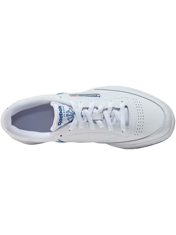 Reebok Skórzane sneakersy "Club C 85" w kolorze biało-niebieskim rozmiar: 36,5