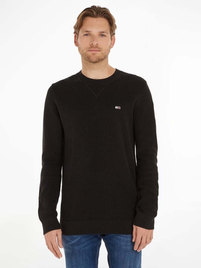 TOMMY JEANS Sweter w kolorze czarnym rozmiar: L