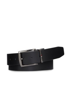 Tommy Hilfiger Pasek Męski Denton Reversible Leather Belt AM0AM11224 Czarny