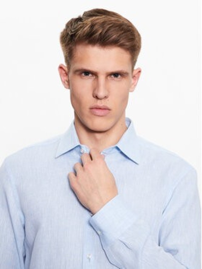 Boss Koszula 50490234 Błękitny Slim Fit