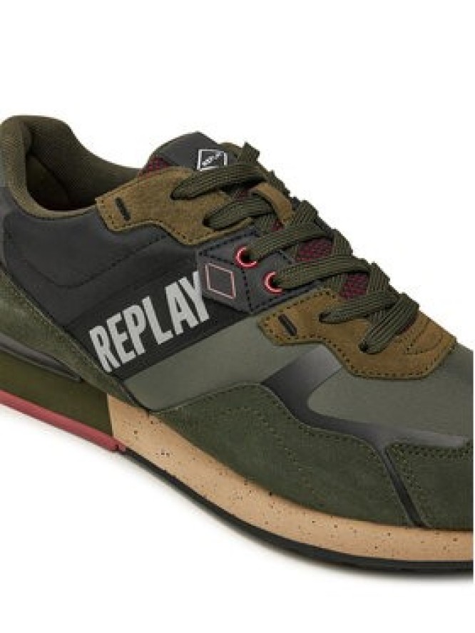 REPLAY Sneakersy GMS1D.000.C0054T Zielony