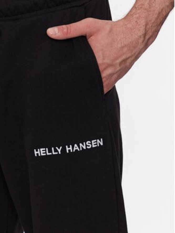 Helly Hansen Spodnie dresowe Core 53926 Czarny Regular Fit