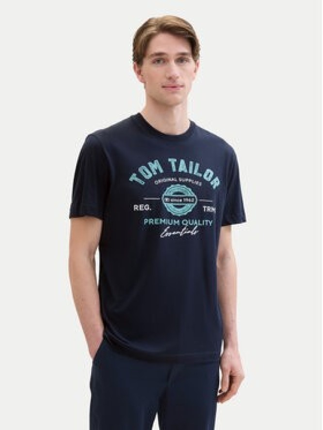 Tom Tailor T-Shirt 1037735 Granatowy Regular Fit