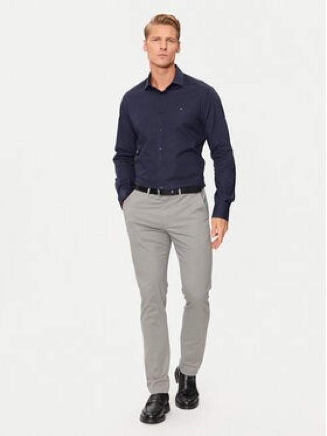 Tommy Hilfiger Koszula MW0MW38347 Granatowy Slim Fit